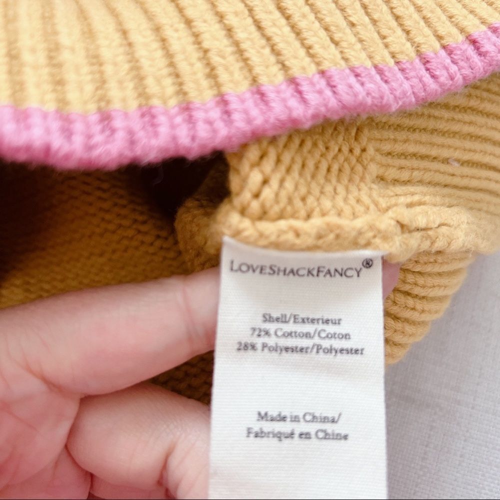 LOVESHACKFANCY Emani Crewneck Sweater - Picture 11 of 14